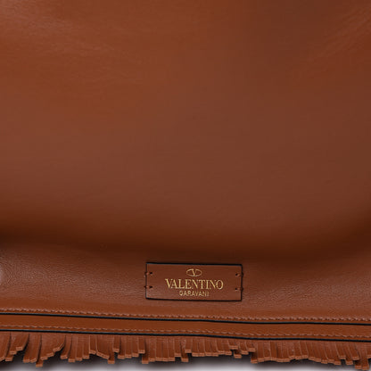 Valentino Garavani Calfskin The Rope Shopper Tan 9 of 9