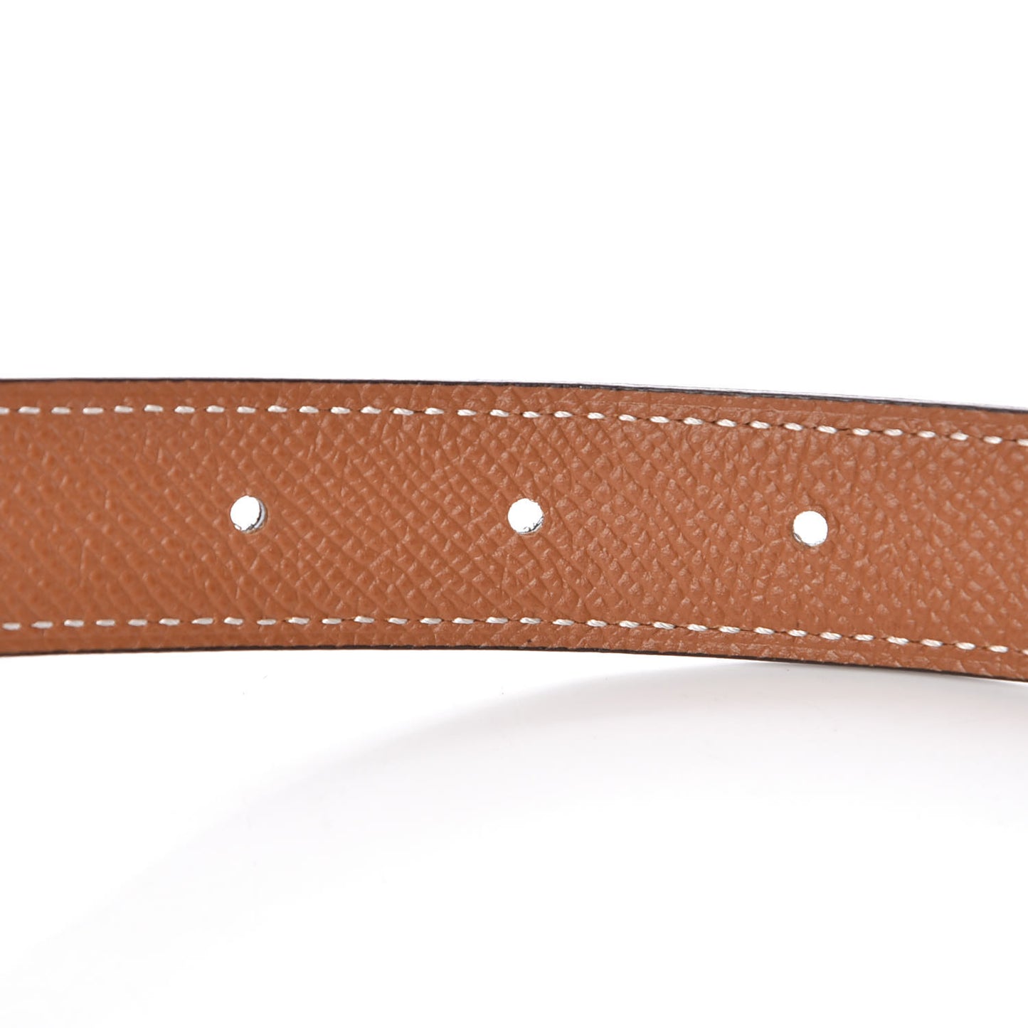 Swift Epsom 24mm Mini Constance H Belt 75 Black Gold