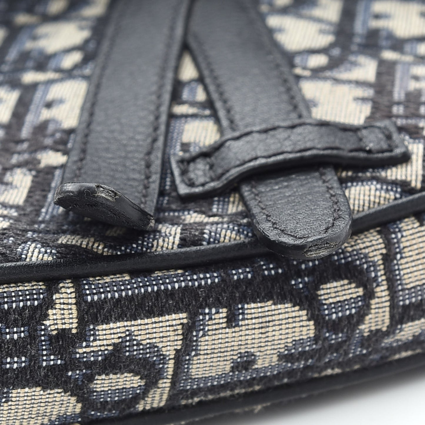 Oblique Mens Mini Saddle Bag Blue