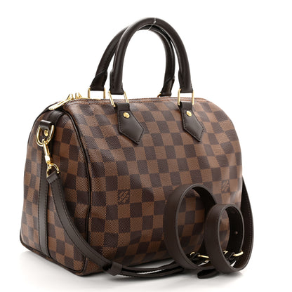 Louis Vuitton Damier Ebene Speedy Bandouliere 25 3 of 9