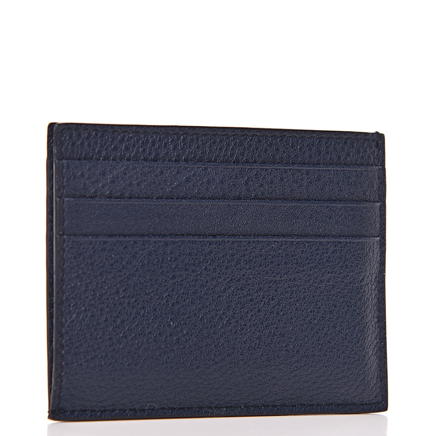 Prada Vitello Grain Card Holder Baltico 3 of 9