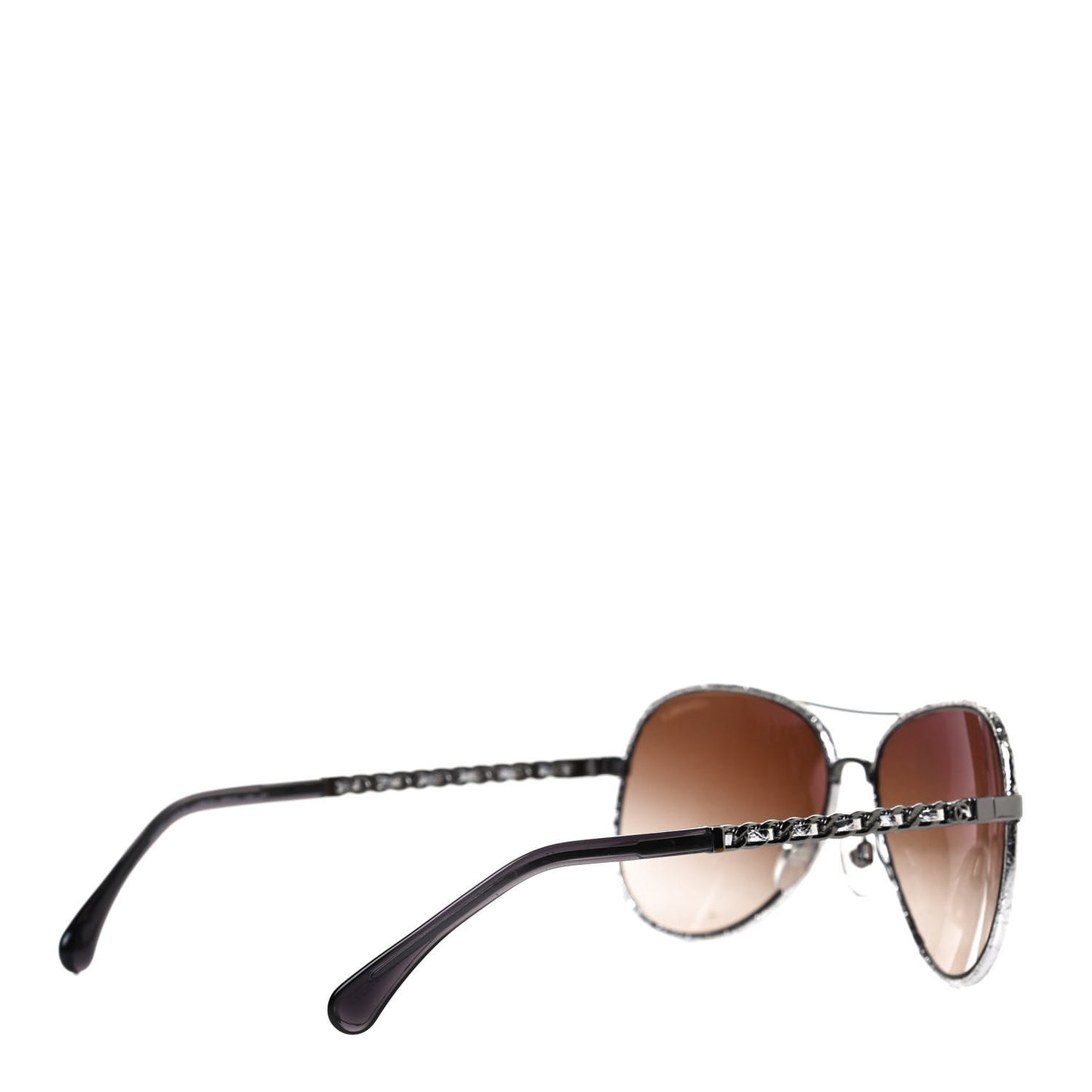 Metal Pilot Winter Sunglasses 4219 Brown