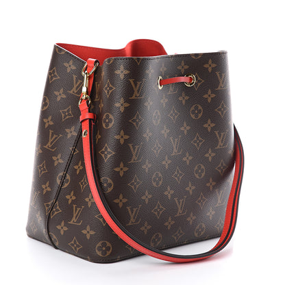 Louis Vuitton Monogram Braided Neonoe Coquelicot 2 of 9