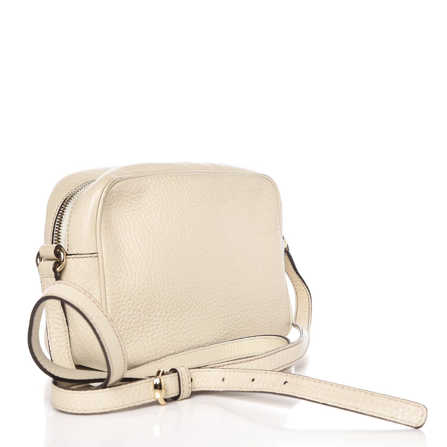 Gucci Pebbled Calfskin Small Soho Disco Bag Off White 3 of 10