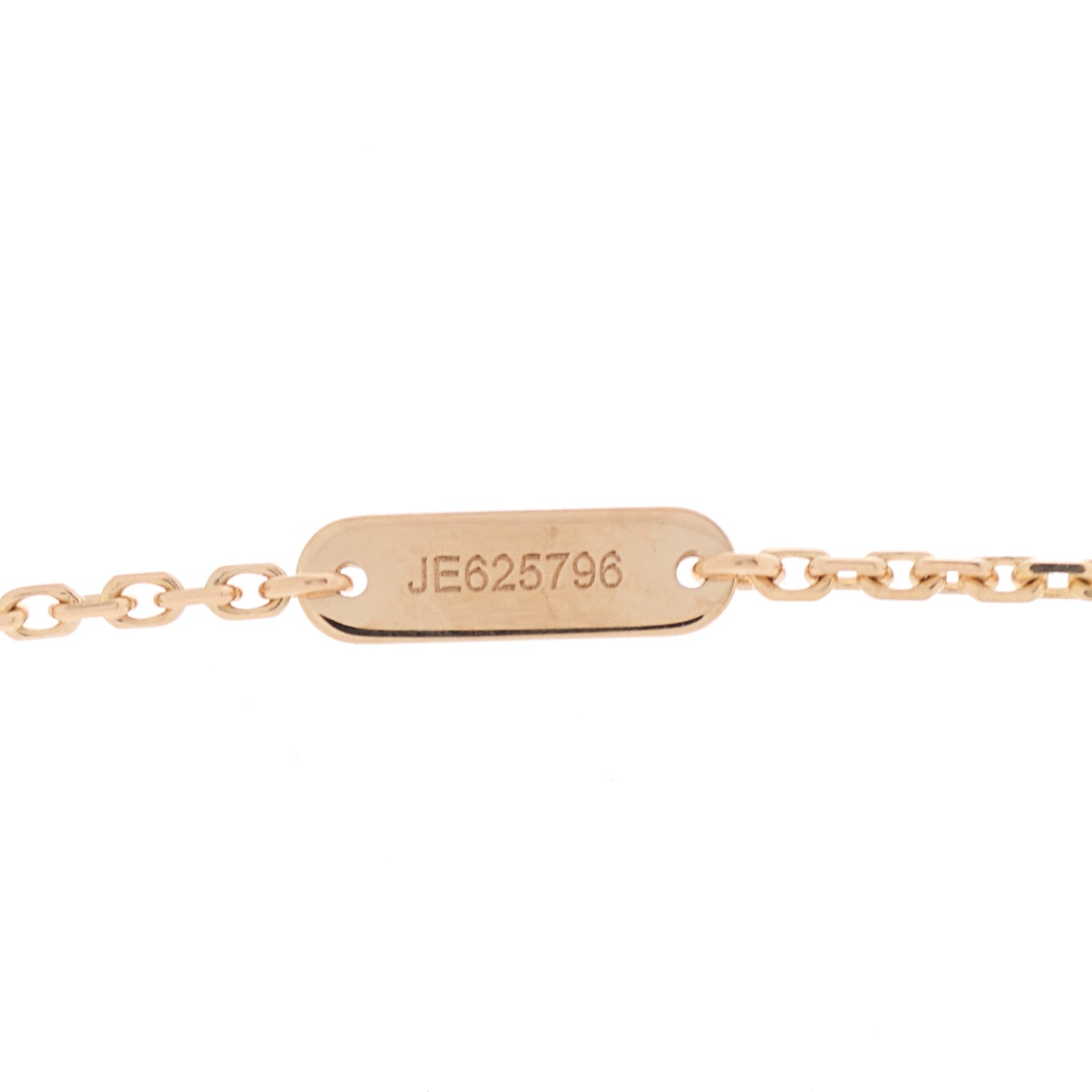 Van Cleef & Arpels 18K Rose Gold Diamond Black Onyx Vintage Alhambra Pendant Necklace 5 of 5