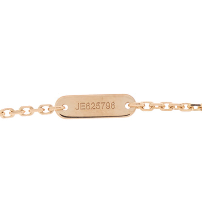 Van Cleef & Arpels 18K Rose Gold Diamond Black Onyx Vintage Alhambra Pendant Necklace 5 of 5