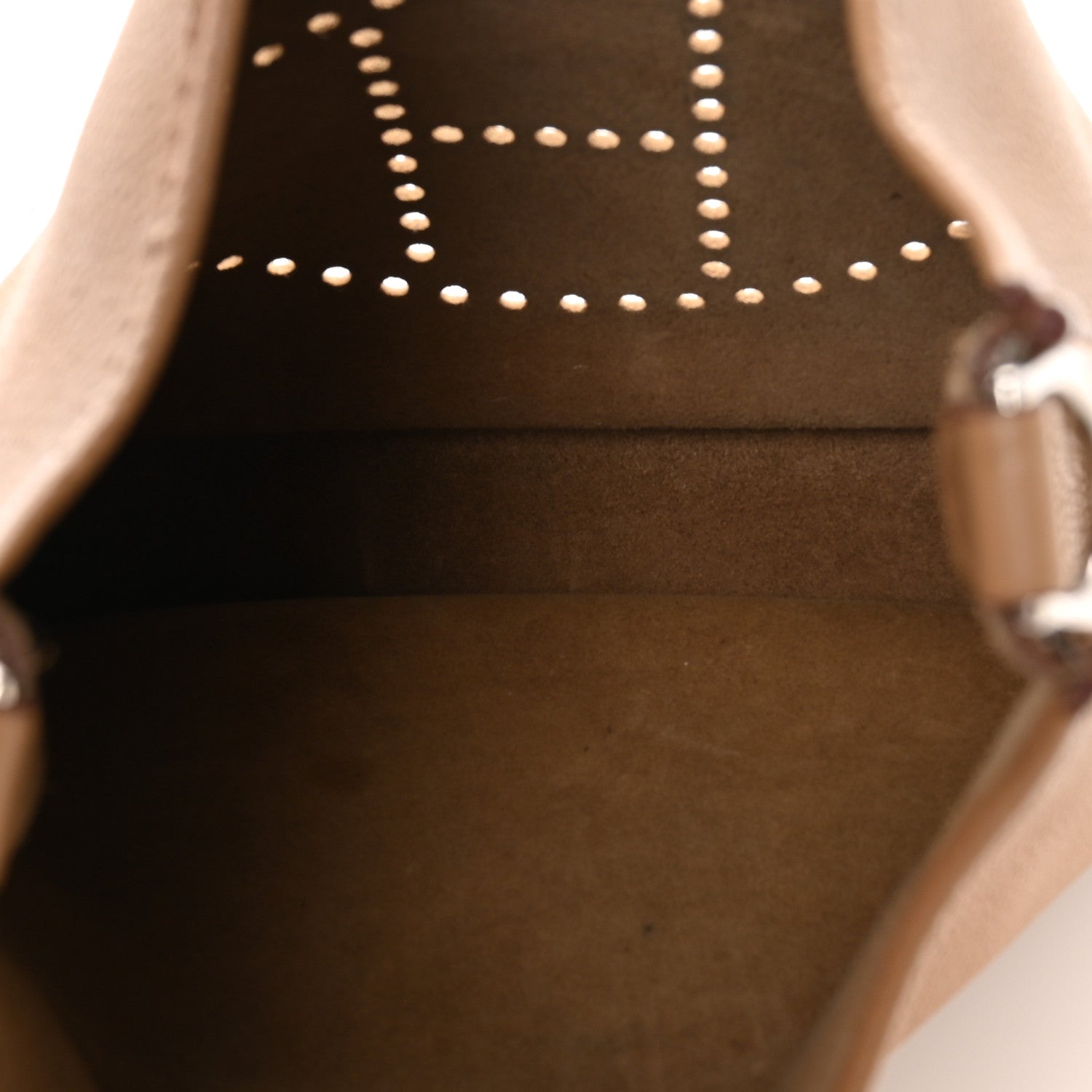 Hermes Taurillon Clemence Evelyne GM Tabac Camel 1813466