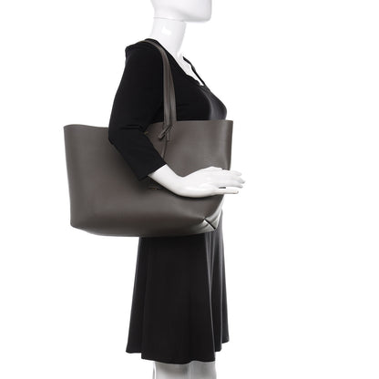 Saint Laurent Calfskin Large Shopping Tote Pebble 2 of 10