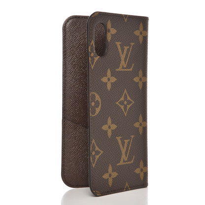 Louis Vuitton Monogram iPhone X Folio Case 3 of 6
