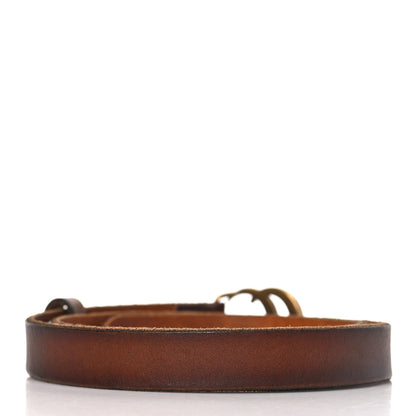 Gucci Faded Calfskin Double G 20mm Belt 70 28 Cuir 2 of 6