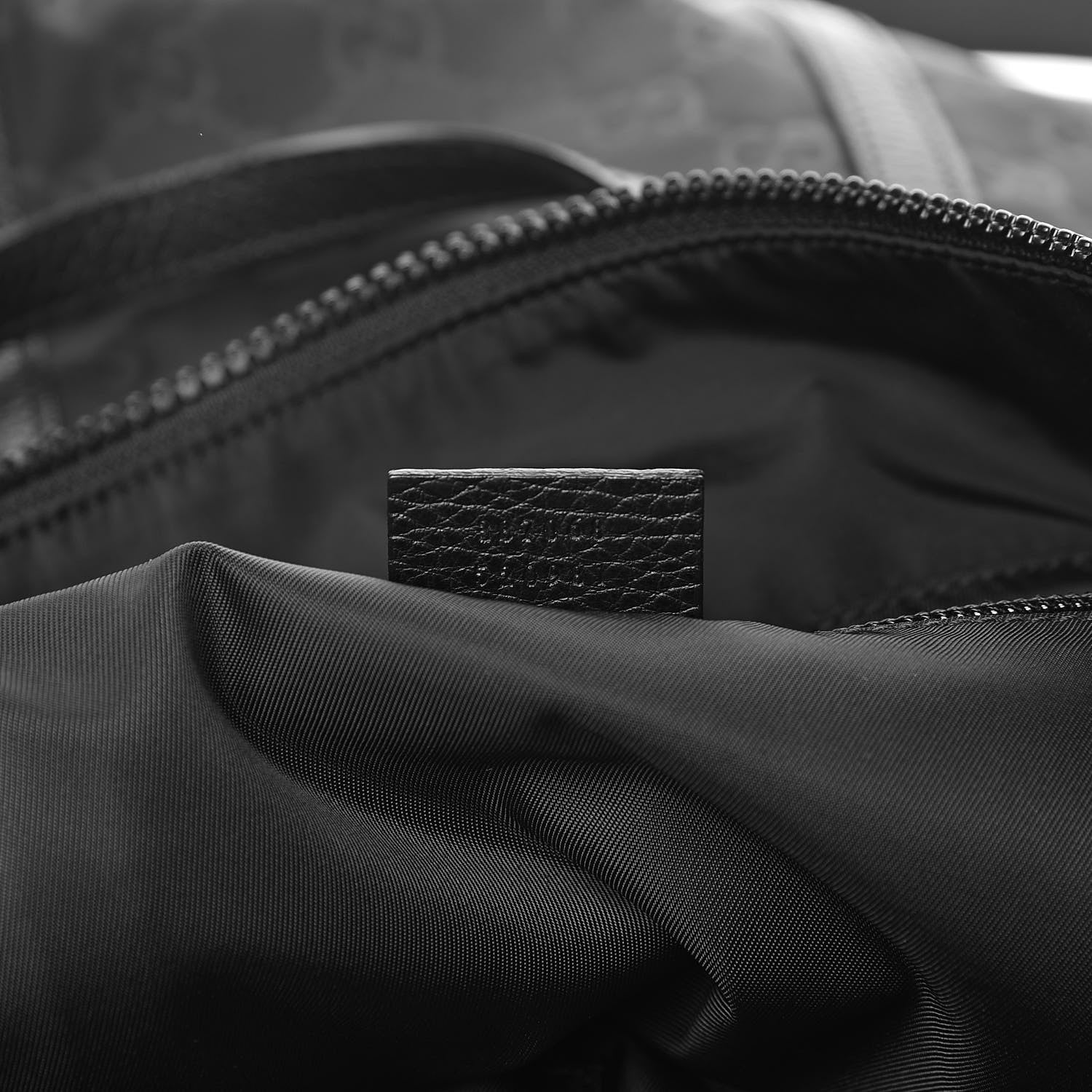 Gucci Nylon Monogram Light Duffle Bag Black 7 of 10