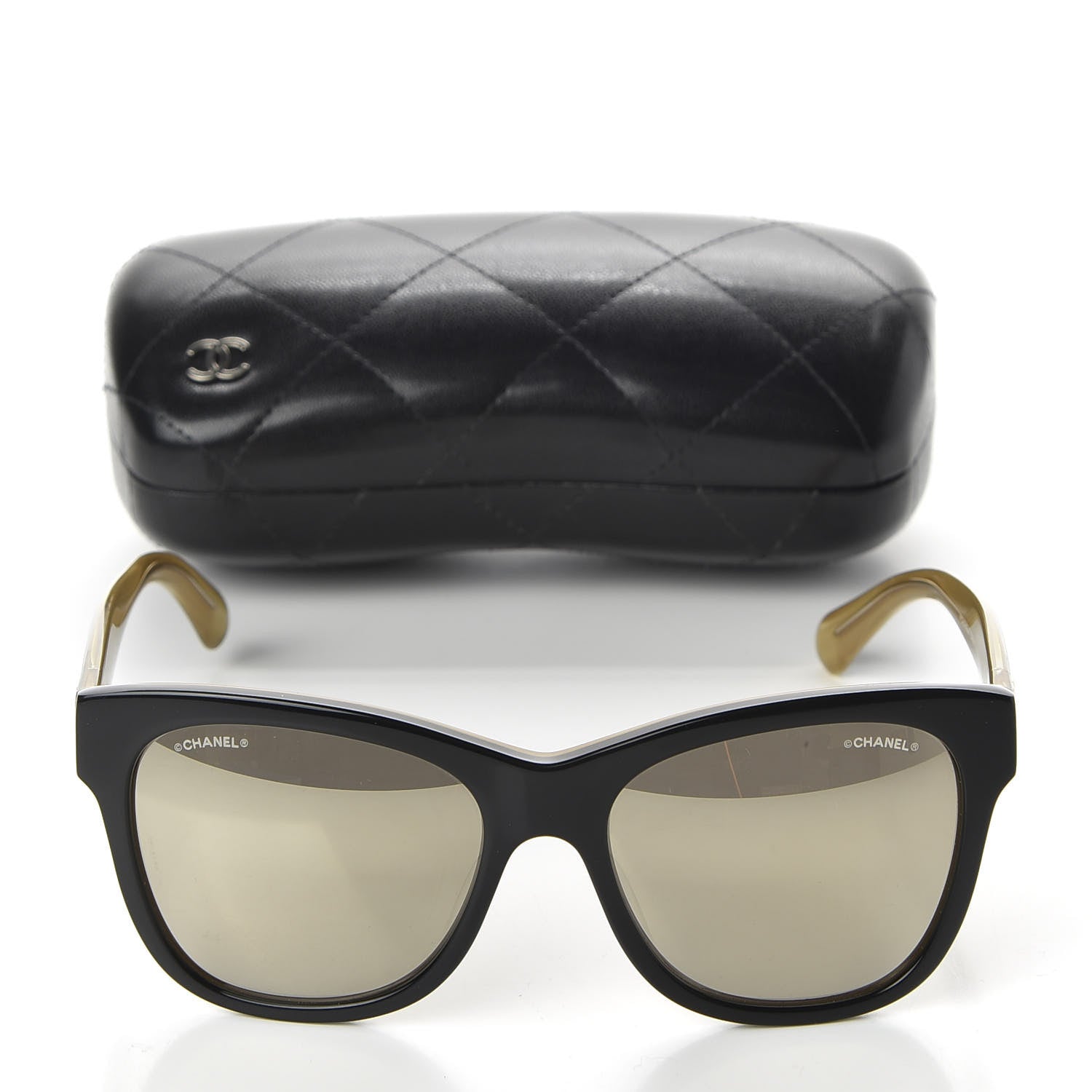 Chanel Acetate Square CC Sunglasses 5380 Black 8 of 8