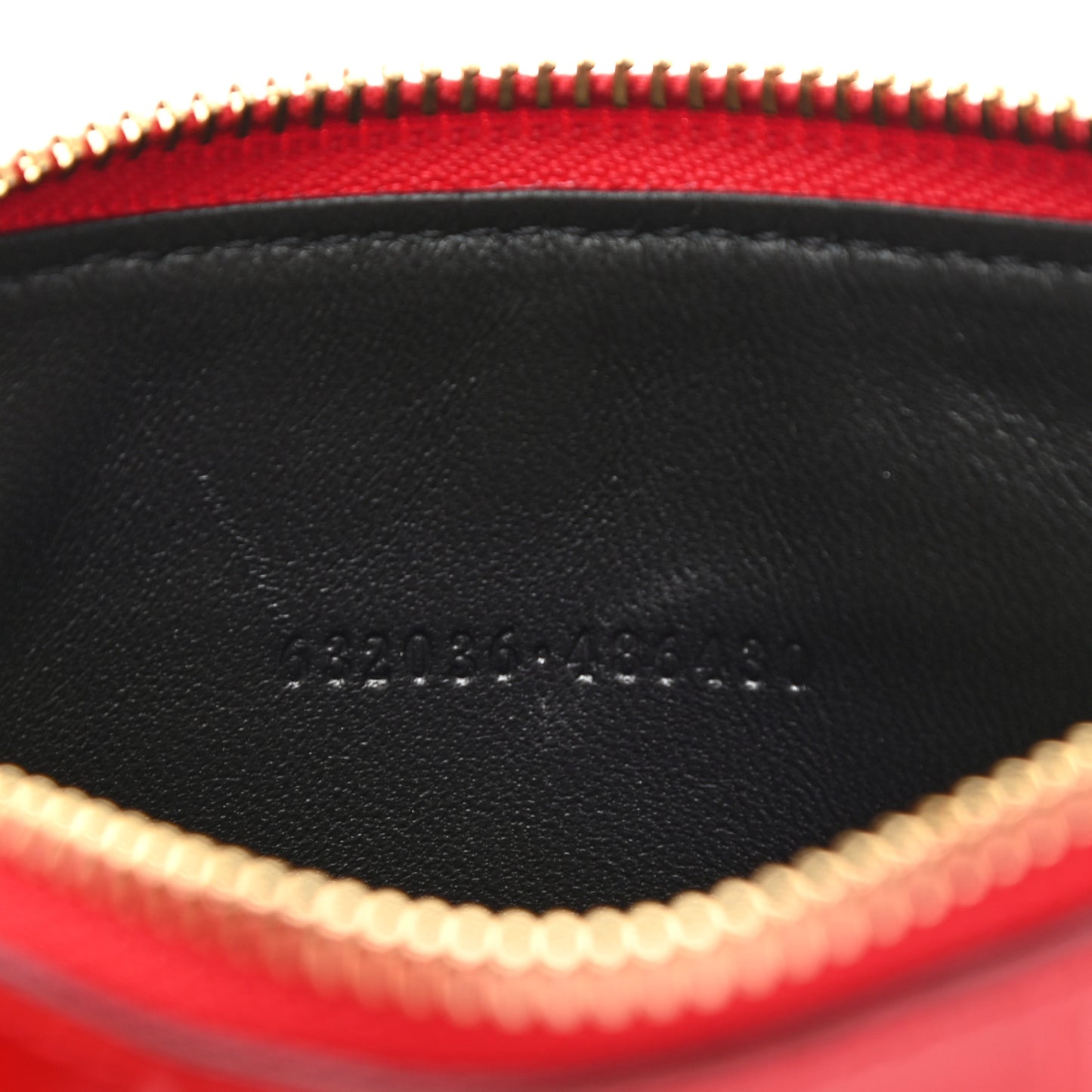Calfskin Crocodile Embossed Skull Zip Wallet Card Holder Deep Red