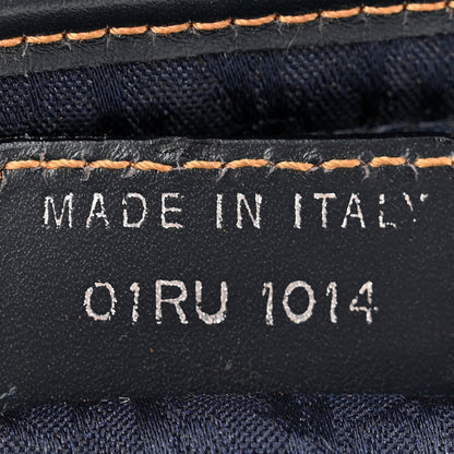 Christian Dior Denim Crystal Floral Embroidered Saddle Bag Multicolor 7 of 13