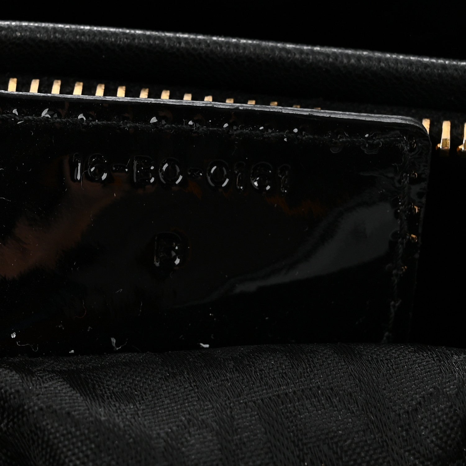 Christian Dior Patent Cannage Large Lady Dior Black 7 of 10