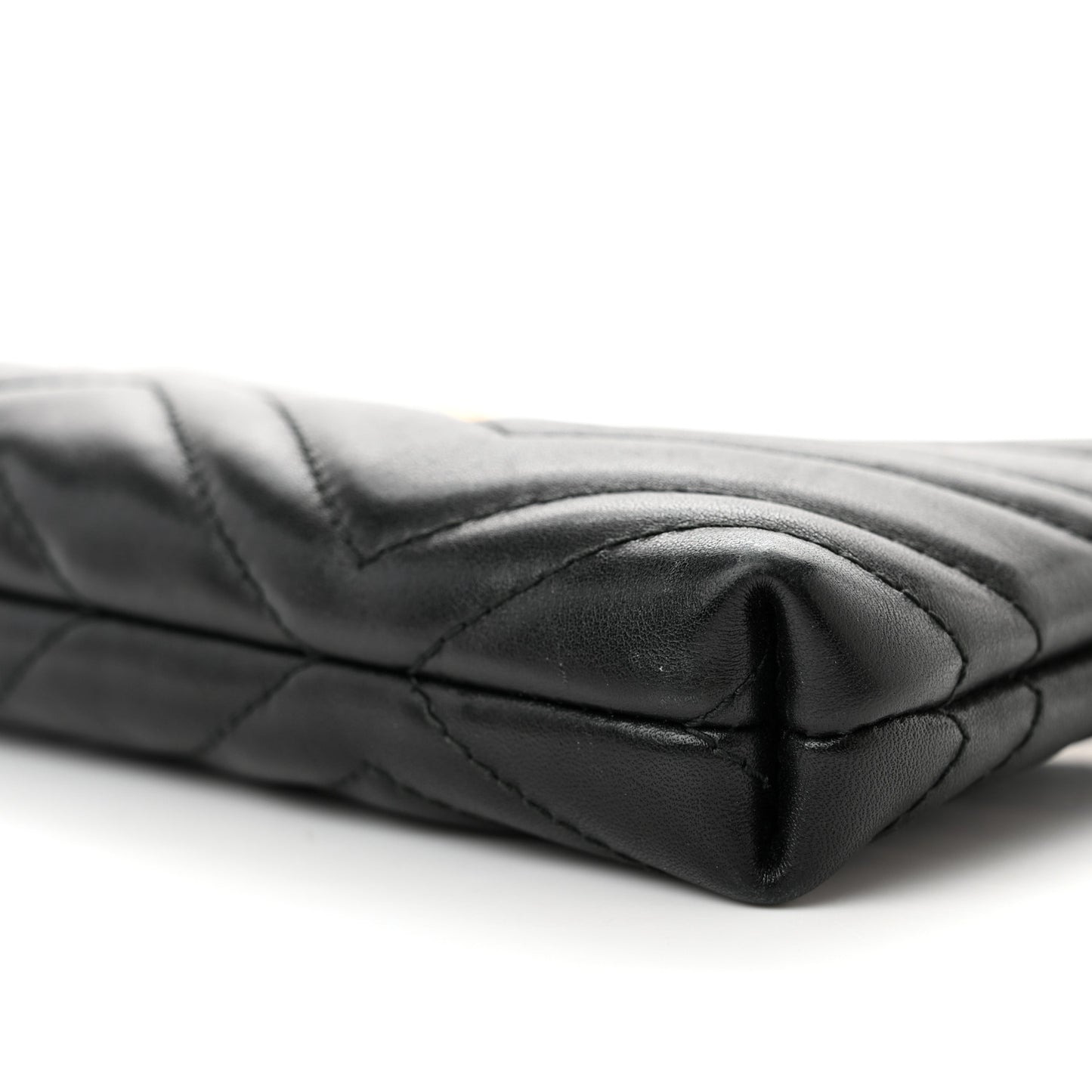 Calfskin Matelasse Mini GG Marmont Chain Bag Black