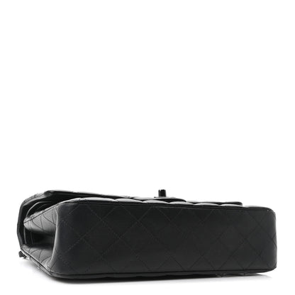 Chanel Lambskin Quilted Medium Double Flap So Black 4 of 10