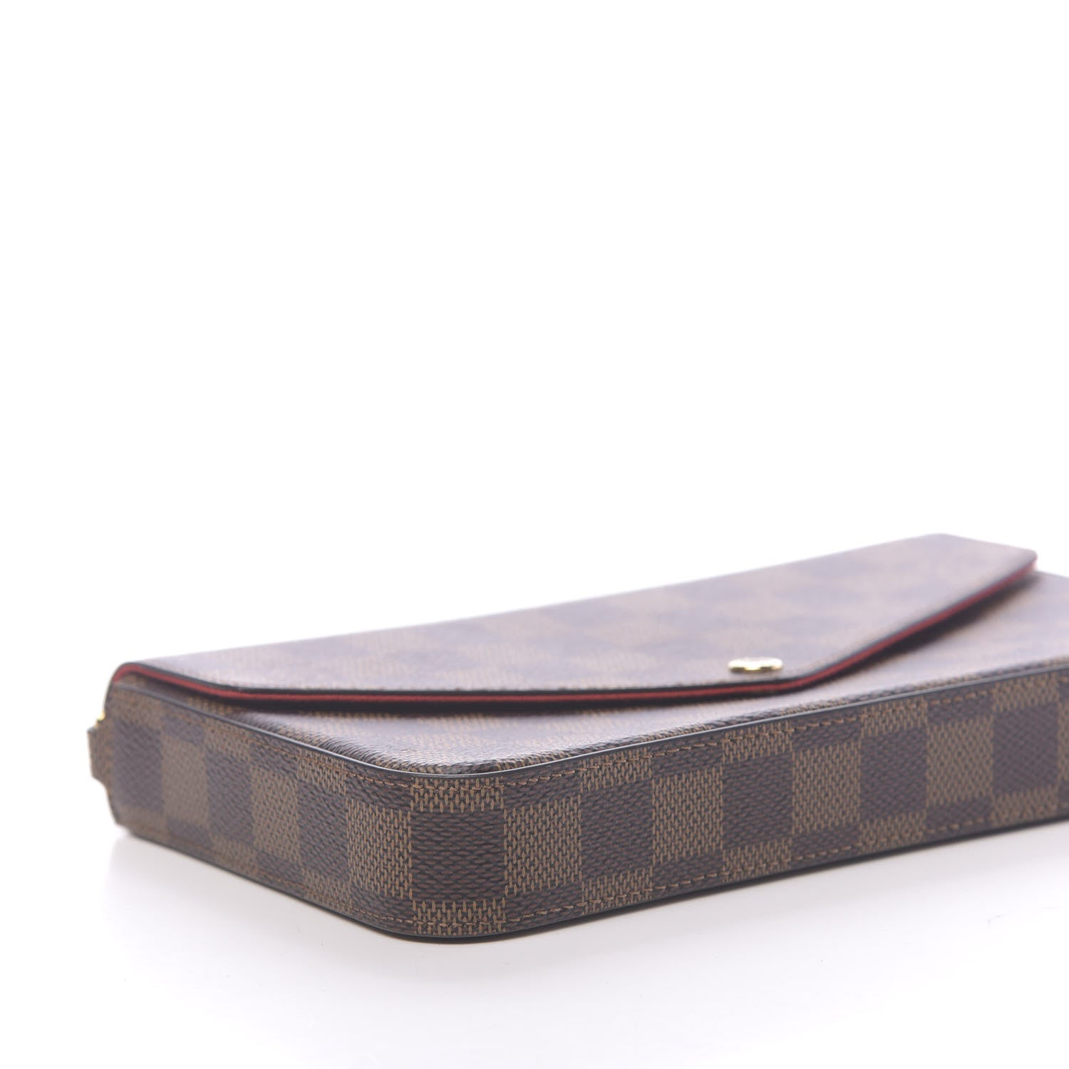 Louis Vuitton Damier Ebene Pochette Felicie Chain Wallet 8 of 11