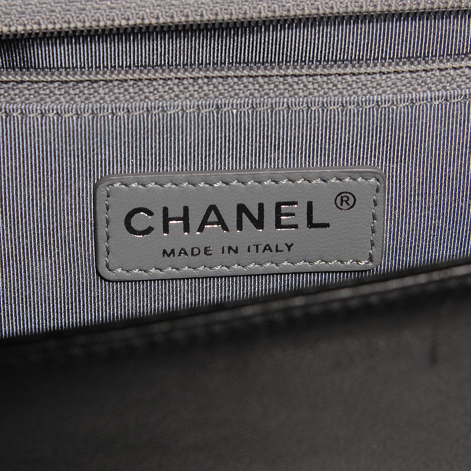 Chanel Metallic Calfskin Quilted New Medium Boy Flap Black 7 of 9