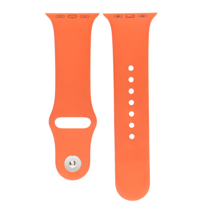 Hermes Silicone 40mm Apple Sports Watch Single Tour Band Orange 1 of 5