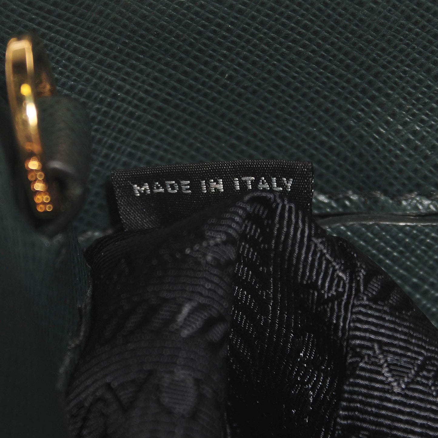 Saffiano Lux Small Double Zip Tote Smeraldo