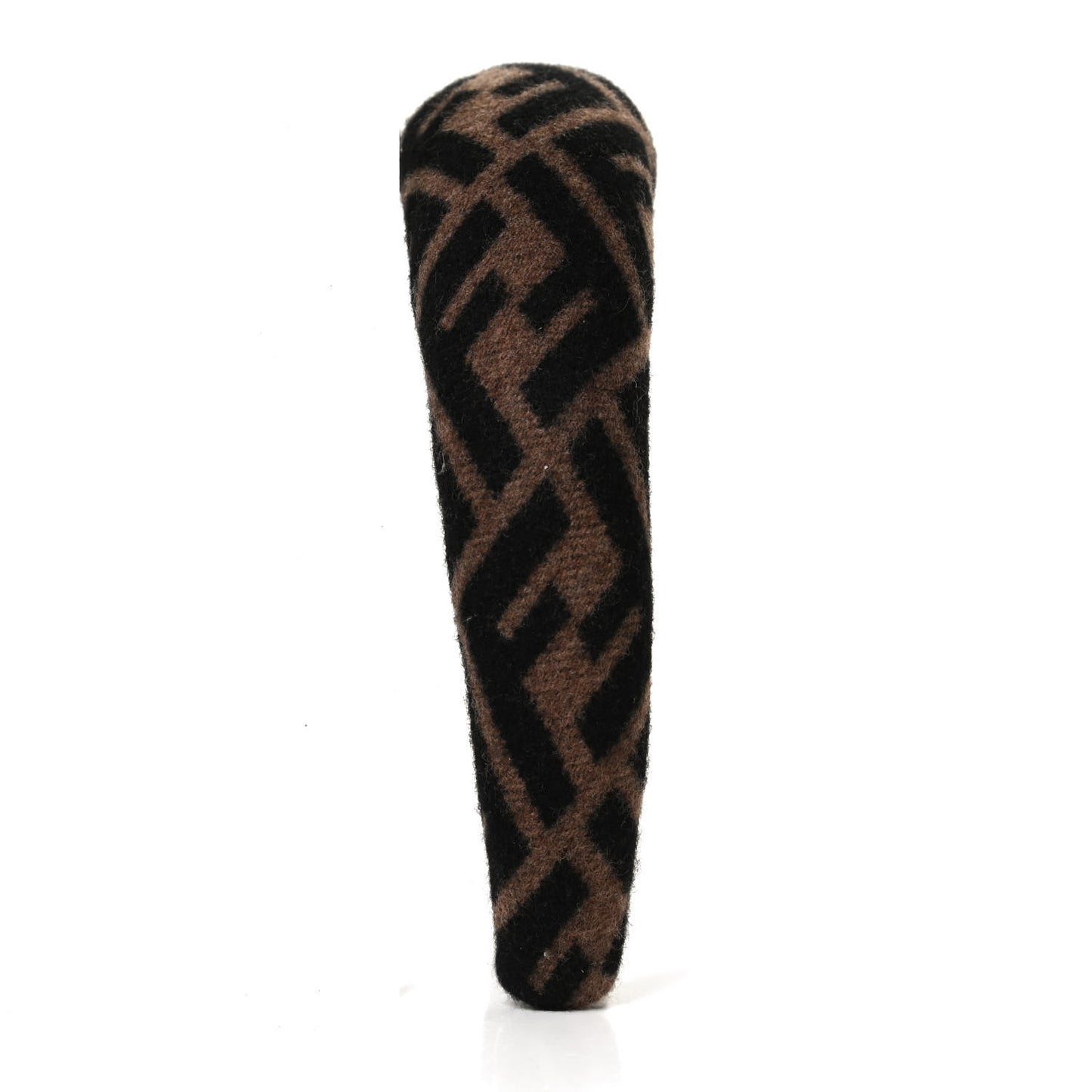 Wool Cashmere FF Logo Headband Tobacco