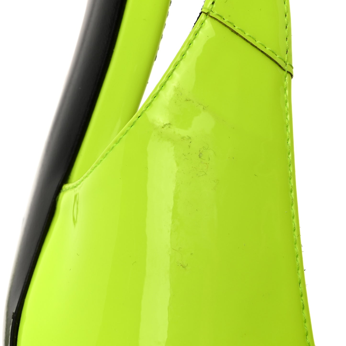 Patent Paloma 105 Slingback Pump 40 Neon Yellow