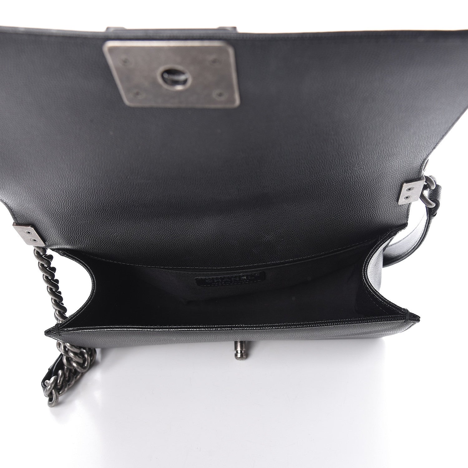 Chanel Caviar Quilted Medium Boy Flap Black 5 of 10