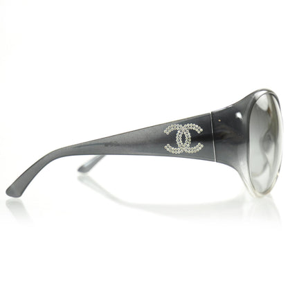 Chanel Crystal CC Logo Sunglasses 6013 B 4 of 6