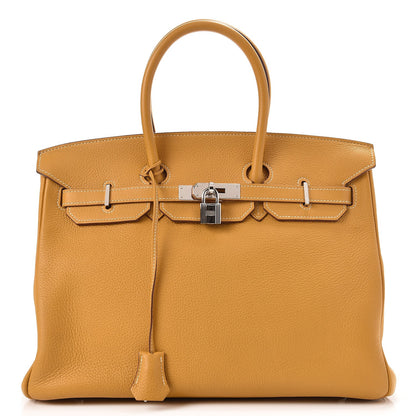 Hermes Togo Birkin 35 Curry 1 of 38