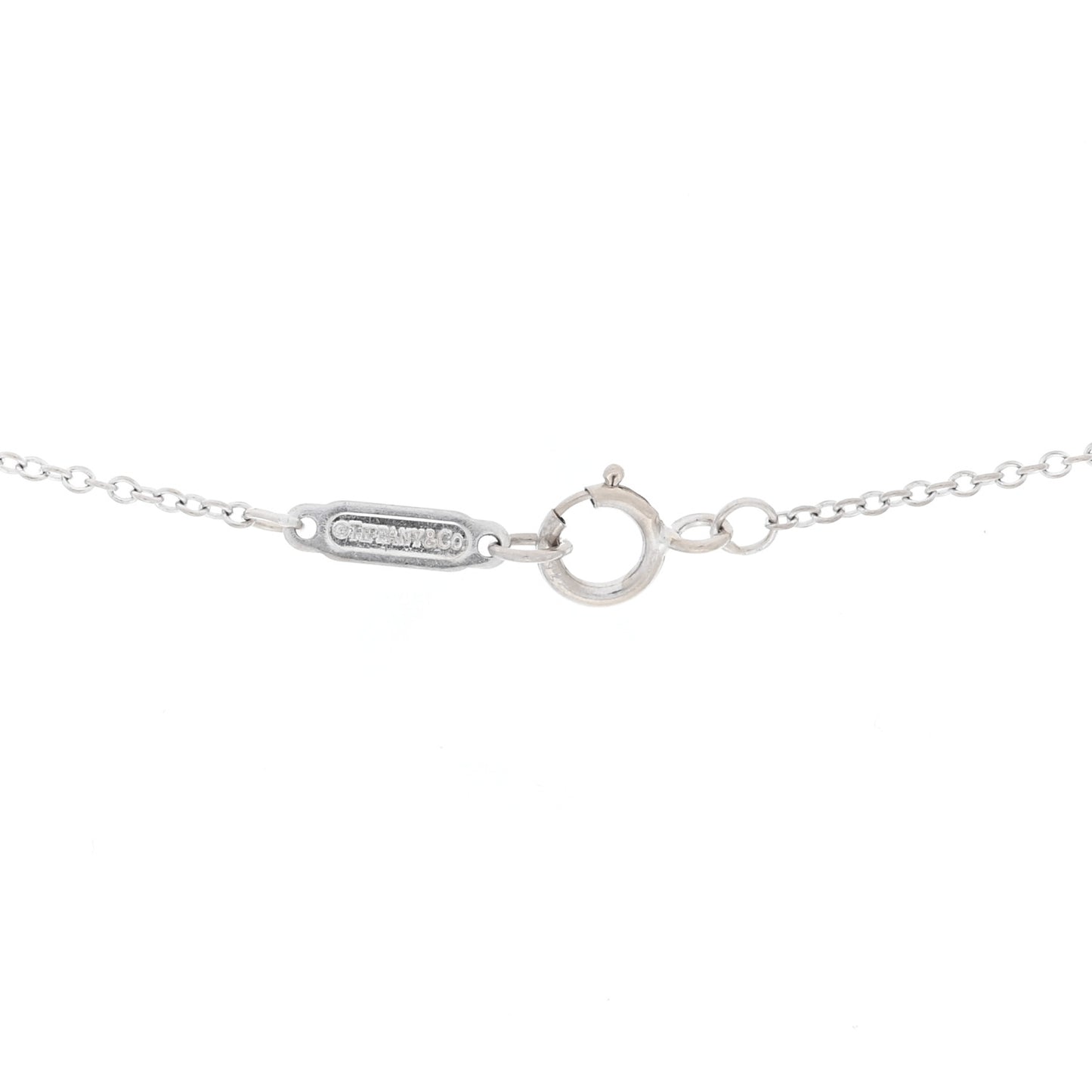 Platinum 18K White Gold Diamond Small Cross Pendant Necklace