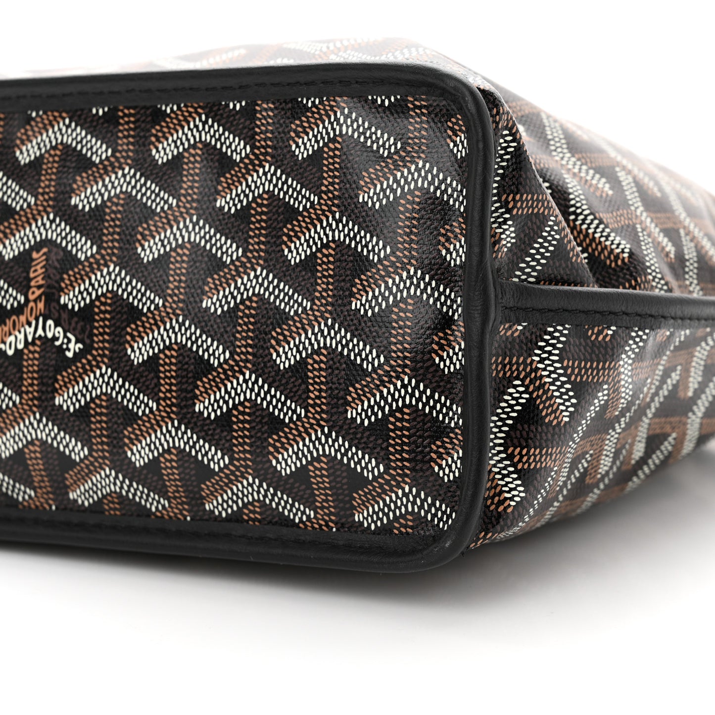 Goyardine Reversible Mini Anjou Black