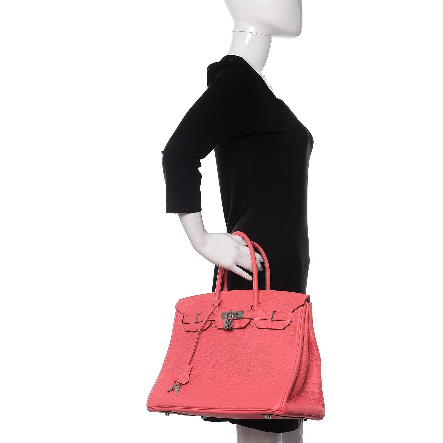 Hermes Togo Birkin 35 Rose Lipstick 2 of 33