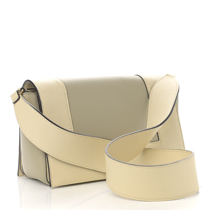Celine Shiny Smooth Calfskin Medium Frame Shoulder Bag Chalk Mastic 3 of 14