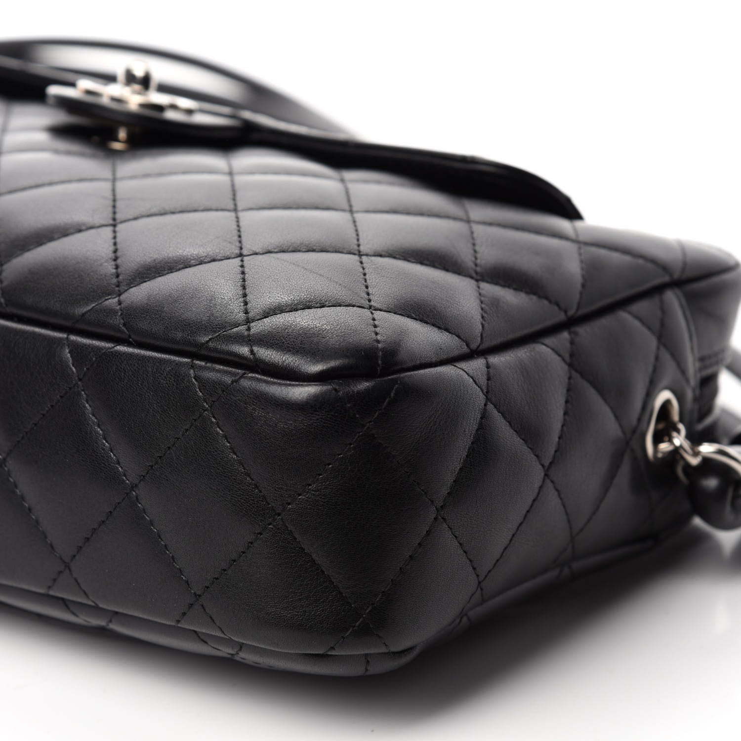 Chanel Calfskin Quilted Cambon Camera Case Black 7 of 11