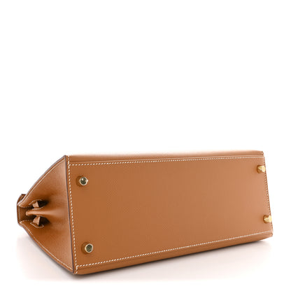 Hermes Epsom Kelly Sellier 28 Gold 3 of 10