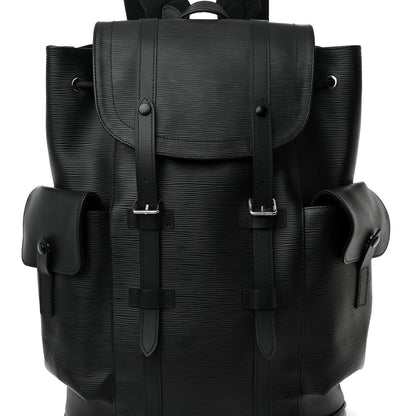 Louis Vuitton Epi Christopher Backpack PM Black 10 of 13