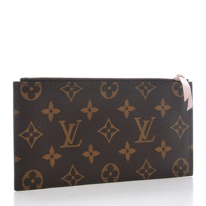 Louis Vuitton Monogram Felicie Chain Wallet Zippered Insert Rose Ballerine 3 of 6