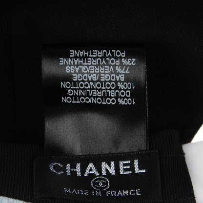 Chanel Cotton Strass Cap Hat Blue 5 of 8