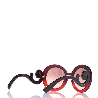 Prada Baroque Sunglasses SPR27N Red 4 of 8