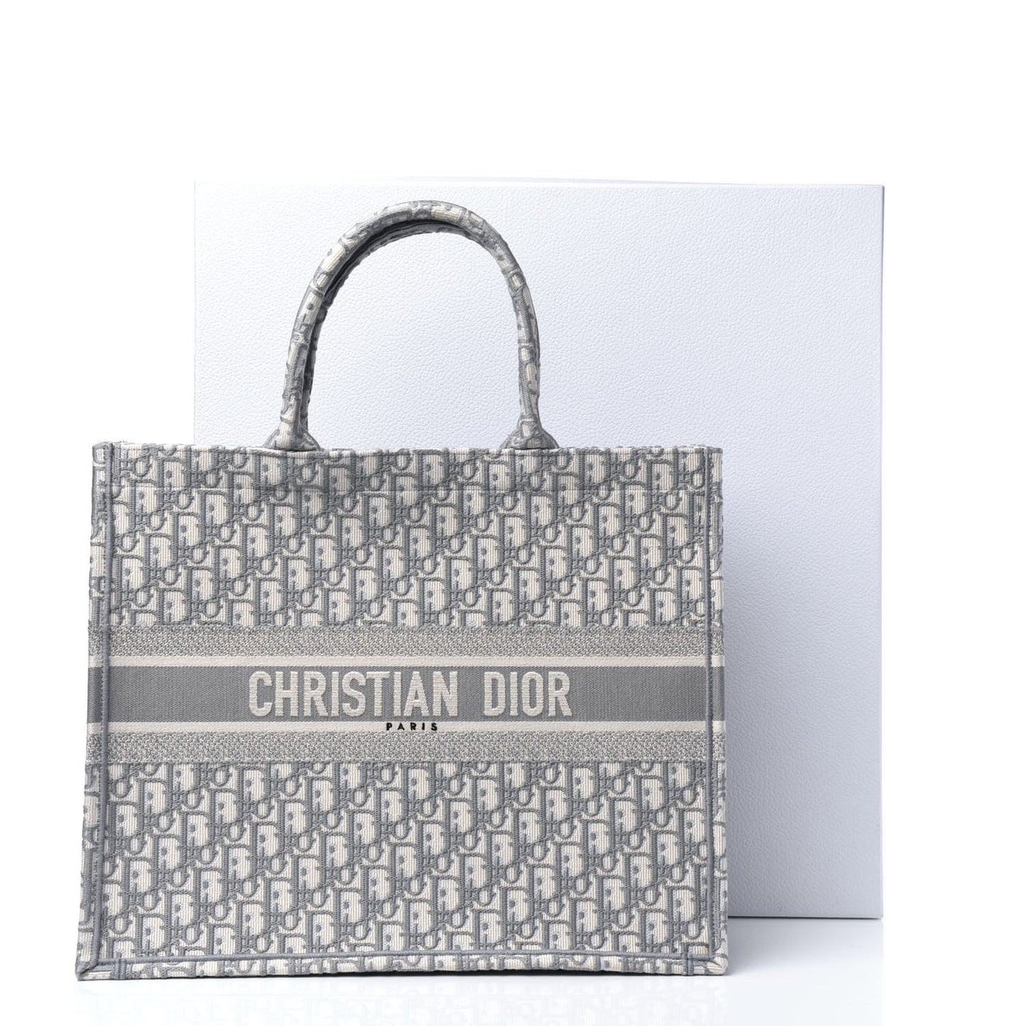 Oblique Large Book Tote Grey