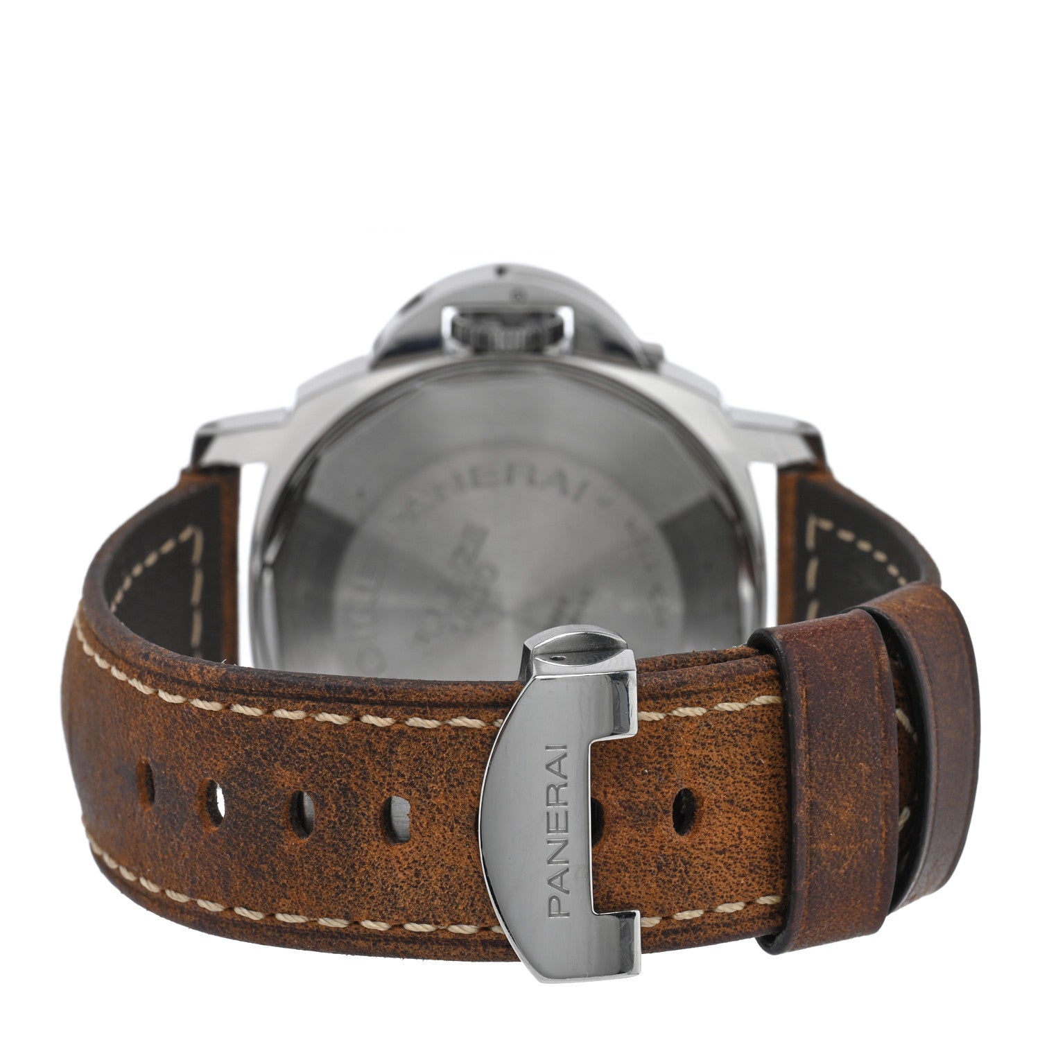 Panerai Stainless Steel Calfskin 43mm Luminor Marina Automatic Watch Black PAM00104 3 of 4