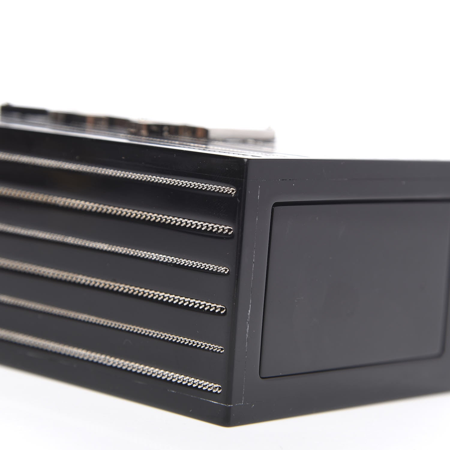 Saint Laurent Acrylic Metal Miniadure Logo Match Box Black 7 of 12