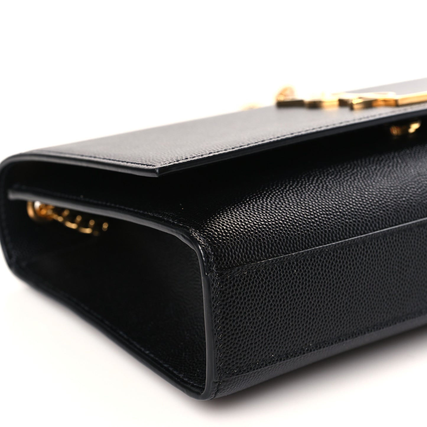 Grain De Poudre Medium Classic Monogram Kate Satchel Black