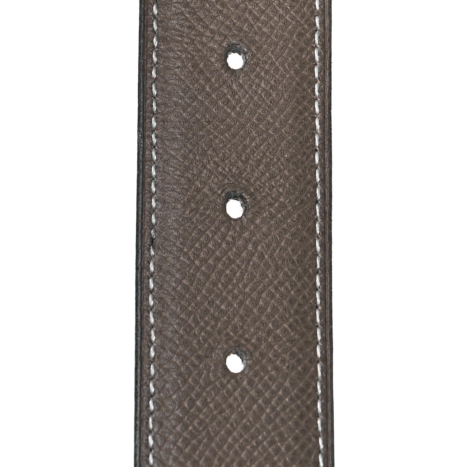 Hermes Swift Epsom 24mm Mini H Belt 90 Black Etoupe 4 of 6
