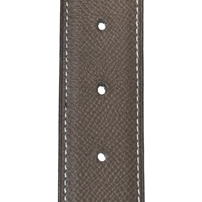 Hermes Swift Epsom 24mm Mini H Belt 90 Black Etoupe 4 of 6