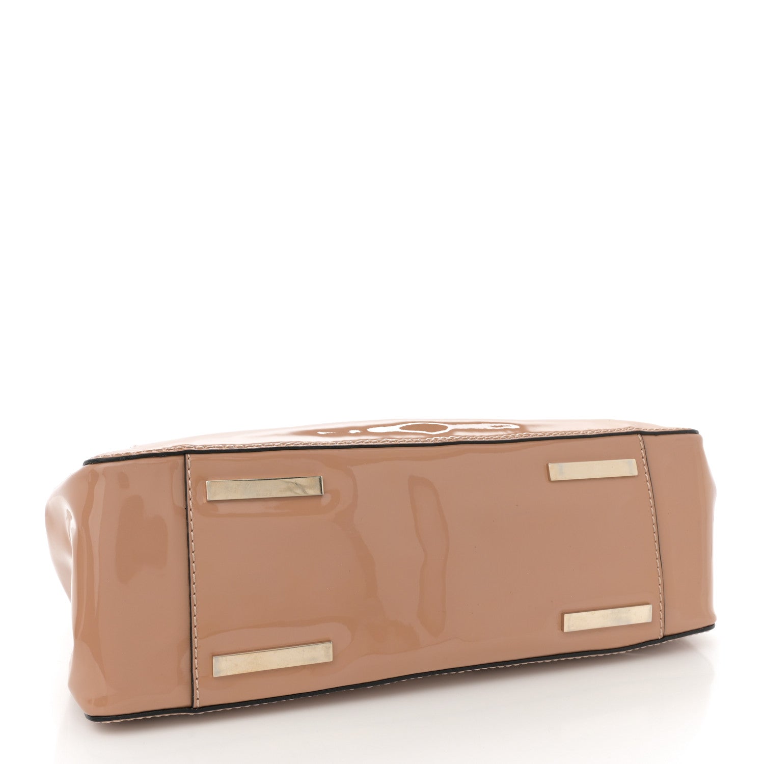 Valentino Garavani Vitello Demetra Satchel Beige 4 of 12