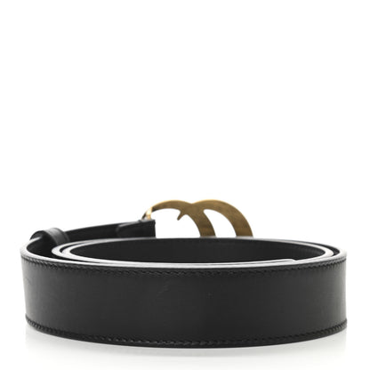 Gucci Calfskin Double G 30mm Belt 85 34 Black 3 of 8