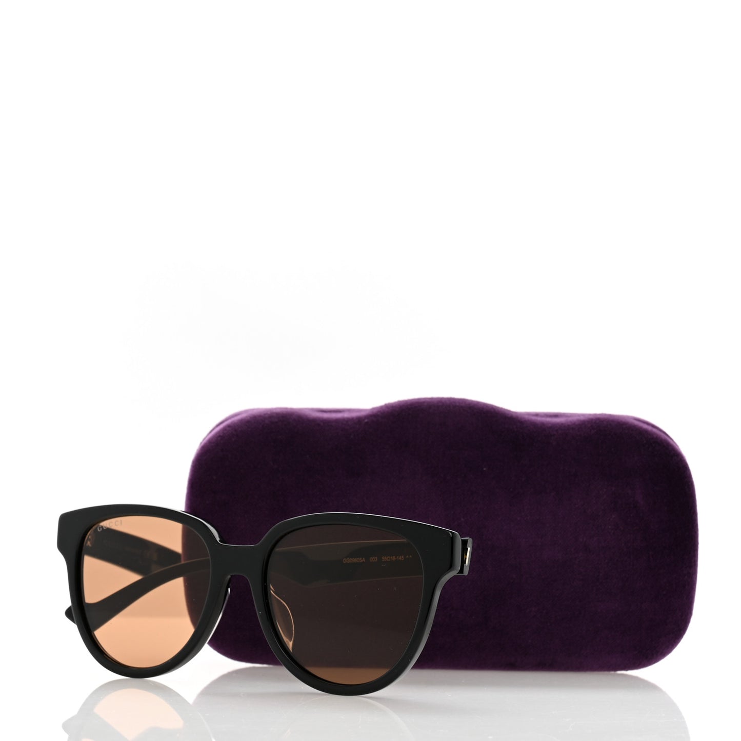 Acetate Rectangle Sunglasses GG0960SA Black