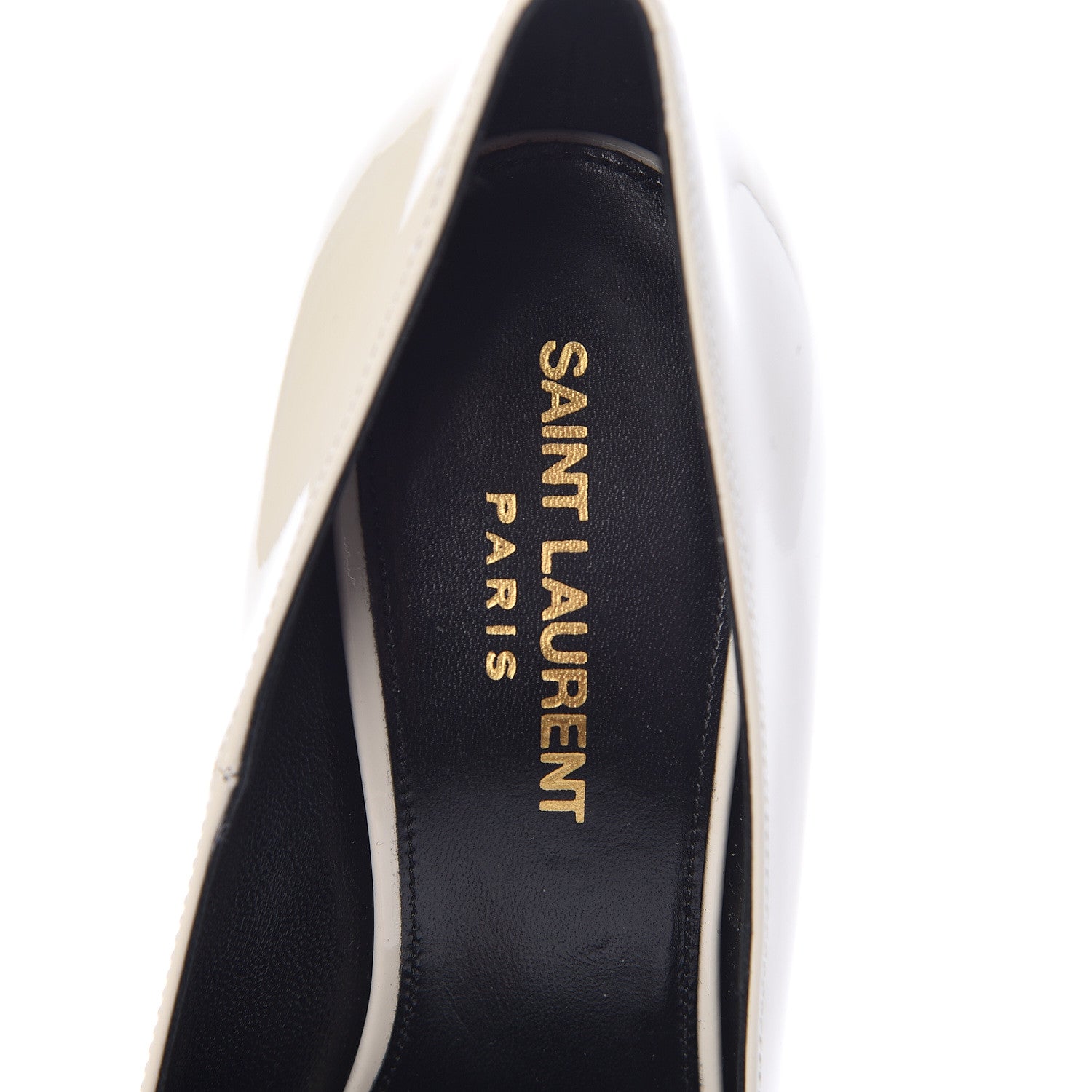 Saint Laurent Patent Opyum 110 Pumps 35.5 Neutro 7 of 9